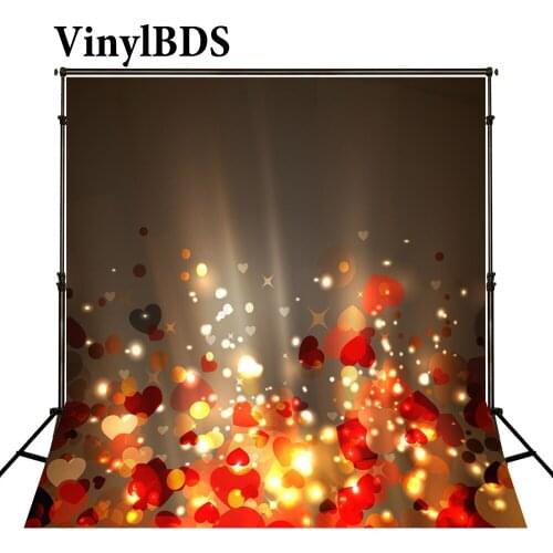 VinylBDS Love Wedding Photo Background Golden Point Background Wedding Wood Backdrops Customize Photography Backdrops