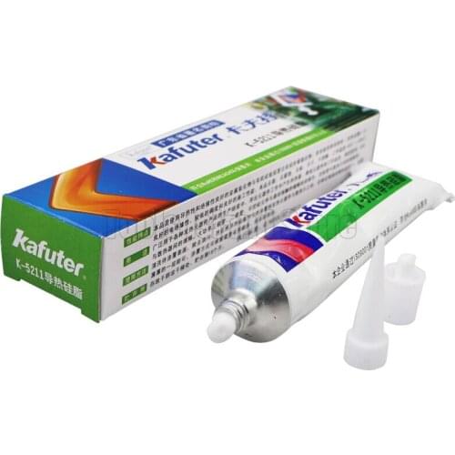 Kafuter 100g K-5211 thermal grease CPU not curing thermal grease 1.2 thermal conductivity white
