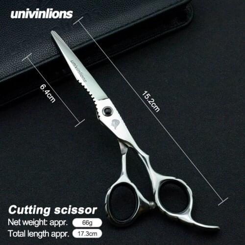 6" univinlions professional hairdresser barber thinning scissors hair cut beauty salon sissors japanese hairdressing scissors
