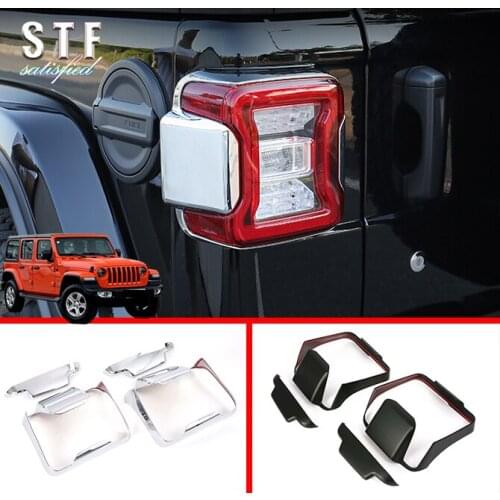 ABS Tail light Cover Trim For Jeep Wrangler JL 2018 2019