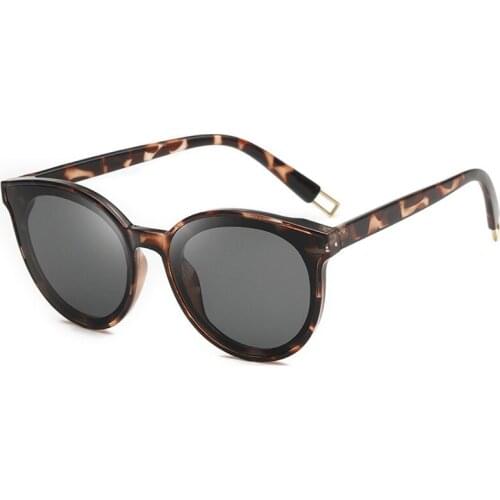 NEW Fashion Vintage Round Female Sunglasses Women Brand Designer Feminine Sun Glasses Womens Pixel Glasses