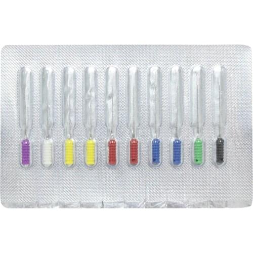 10pcs/pack Dental Root Canal Cleaning Smooth Needle Dental Square Broaches barbed broaches for Root cleaning Dentist Tools