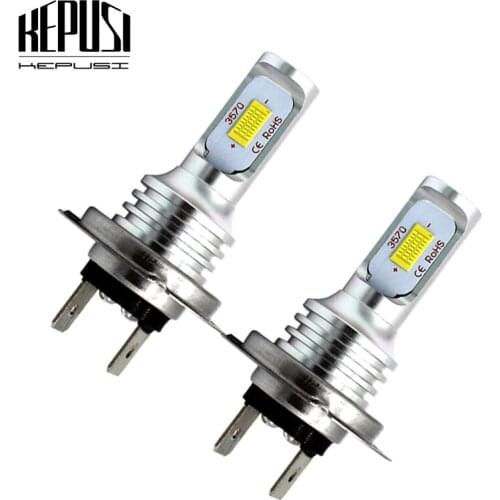 2x H7 Led Bulb Auto Fog Light Car Motor Truck Canbus Error Free LED Bulbs Driving Lights DRL Lamp 12V 24V for Cars White Canbus