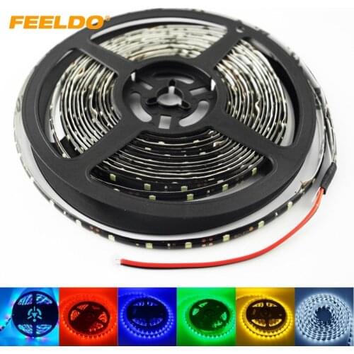5Pcs 24V 500cm 5 Meter 3528 1210 SMD 300 Leds Waterproof Car Truck Decoration LED Strip Light Daytime Running Light 6-Color