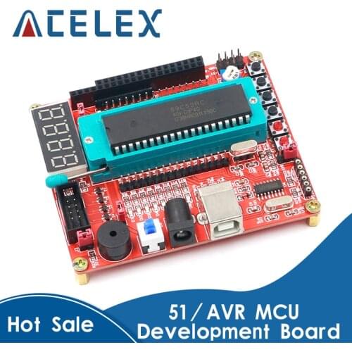 51 single chip microcomputer small system board/learning board/development board smart car (support AVR)