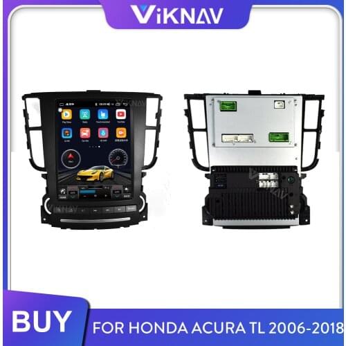 For Honda Acura TL 2006-2018 Android Car Radio Auto Audio Multimedia Player GPS Navigation Tape Recorder 2 Din