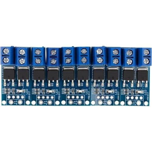 15A MOS Trigger Switch Driver Module FET PWM Regulator High Power Electronic Switch Control Board (5 Pieces)