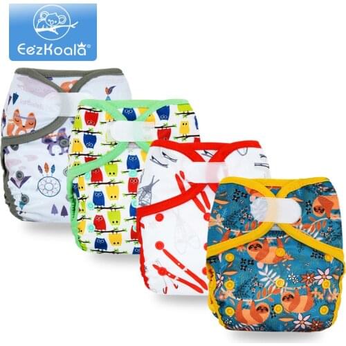 EezKoala ECO-friendly Cloth Diaper Cover Baby WashableCloth Diaper Waterproof Cover Nappies Reusable Cloth Adjustable Pocket