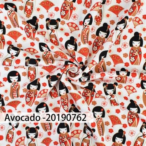 Huangtao 50X150cm Printed Kawai iFish Scales Cartoon Character Pattern Fashion Liverpool Bullet Fabric No MOQ Polyester Fabric