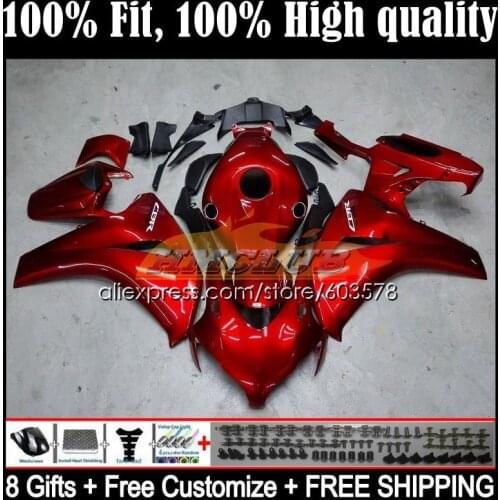 Injection For HONDA CBR1000 RR CBR 1000RR 48CL.18 CBR1000RR 08 09 10 11 CBR 1000 RR CC 2008 2009 2010 2011 Fairing Wine red