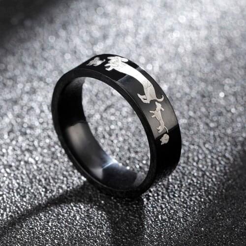 MANGOSKY 6MM Titanium Band Stainless Steel Solid Ring for Men and Women