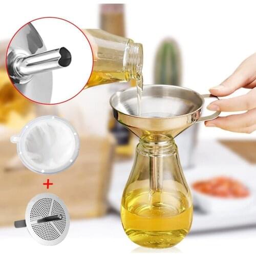 Kitchen tool Stainless steel Funnel Hopper flask hip whisky alcohol liquor bottle metal pocket gift groomsmen drinkware