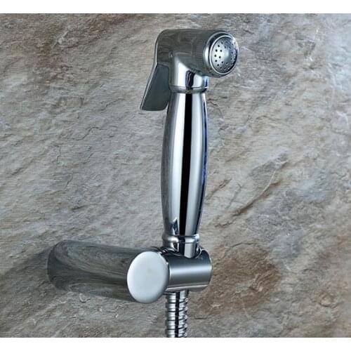 Brass chrome shattaf Women Hand held Bidet Shower set Mixer Portable bidet spray faucet with 1.5m hose ducha higienica