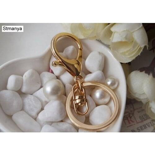 Metal Key Ring Bag Car Key chain Accessory Fur Keychain Accessories Gold Color Silver Color for Gift 16012