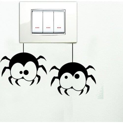 Wall Stickers Interruttori Decoro Spider Stickers Vinyl Decor Animal 3SS0015