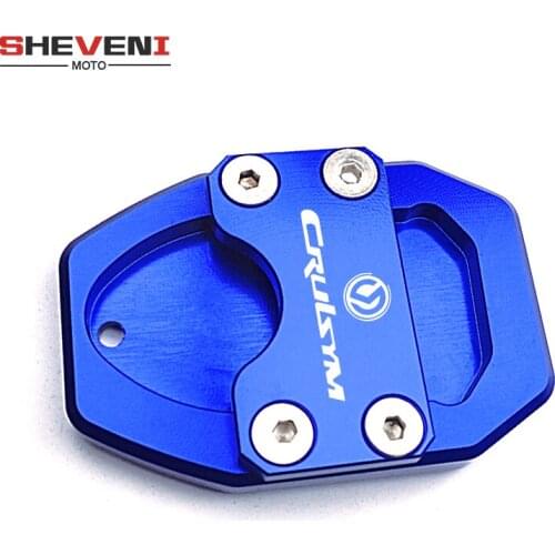 2018 New CNC motorycle Extension Enlarger For SYM CRUISYM 300 Aluminum Scooter side foot Stand Enlarge
