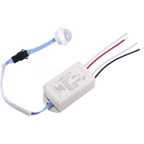 New IR Infrared Body Sensor Intelligent Switch Light 220V For Lamp Motion Sensing Switch Adjustable Movement PIR Switch