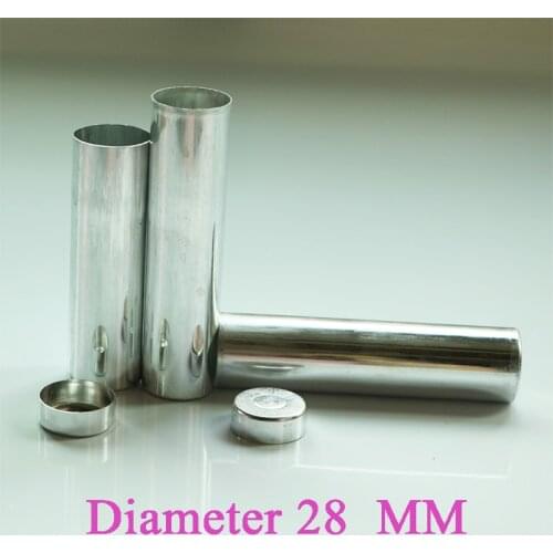 200 Pieces OD 28 MM Empty Cartridges Dental Empty Aluminum Tubes With Cover Dental Lab Materials Tool