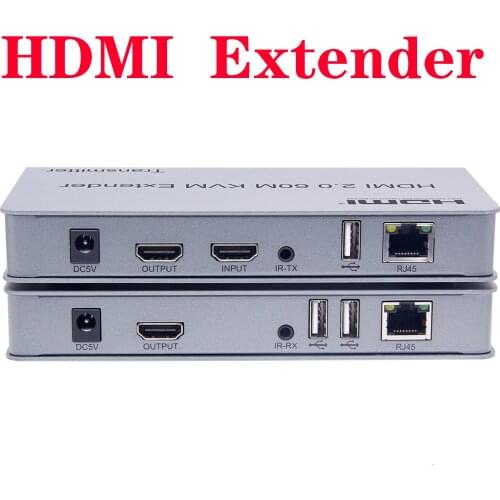 HDMI Extender 4k 60hz + usb to rj45: 1RX + 1TX