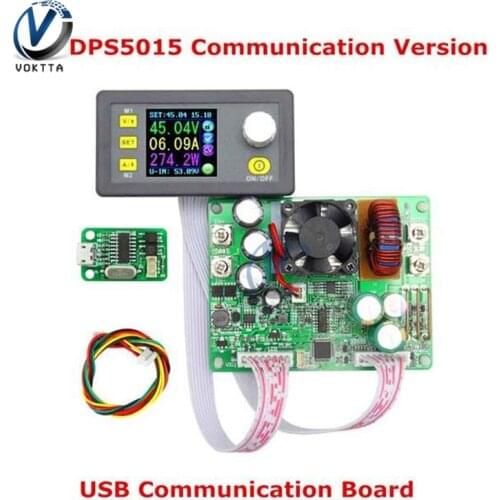 DPS5015 LCD Voltmeter 50V 15A Current Voltage tester Step-down Programmable Power Supply module Regulator Converter