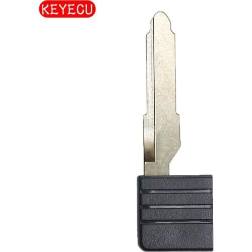Keyecu Uncut Key Blade Insert Replacement for Mazda RX-8 5 6 CX-7 MX-5 Miata CX-9