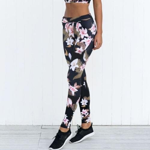 Women High Waist Fitness Leggings Stretch Pants Trousers