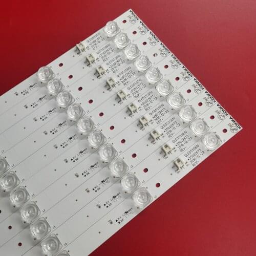 1set=10pcs LED Backlight Lamp strip 6 lamp For kon ka LED55UC3 B55UC G55UC QLED55S61U 35022673