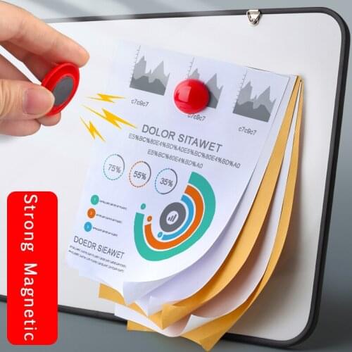 12pcs/lot Colorful Plastic Fridge Magnet Calendar Whiteboard Blackboard Sticker Classroom Office Gadget Home Decor Decoration