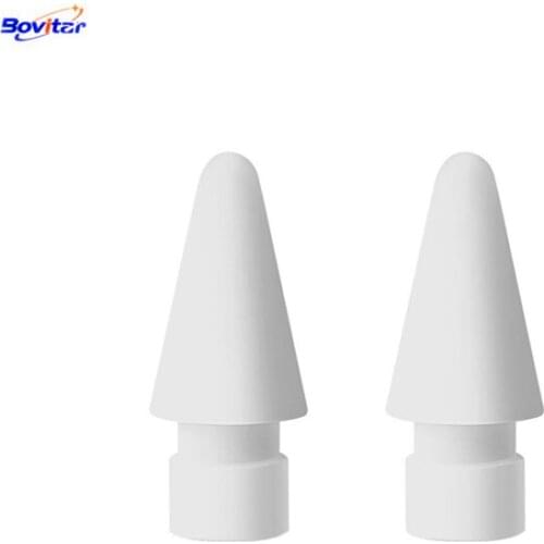 2-Pack Lots Bovitar Spare Nib Tip Replacement For Apple Pencil 1/2 iPad Pro Stylus Touchscreen Tablet Pen