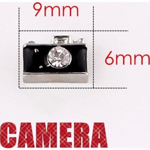 20Pcs/lot Camera Floating Charms Hand-made DIY for Glass Lockets
