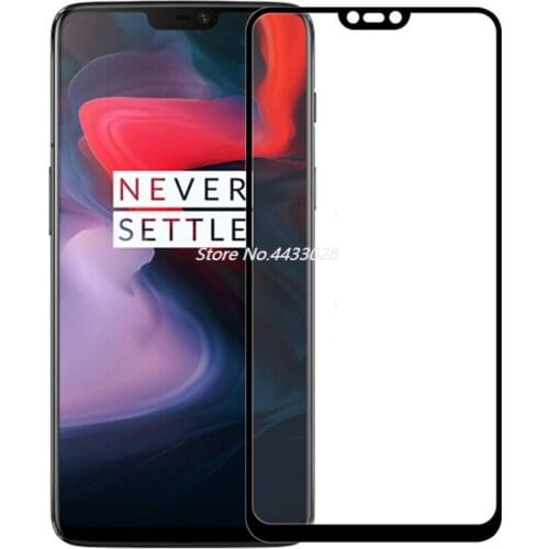 9H 2.5D Full Glue Tempered Glass For Oneplus 5T 6T 5 6 T Full Cover High Quality Protective film Screen Protector