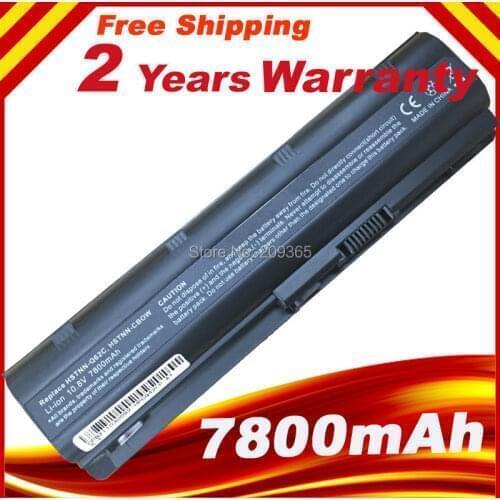 9 cells 7800mAh battery for HP PAVILION DM4 DV3 DV5 DV6 DV7 G32 G72t G42 G56 Compaq Presario CQ32 CQ42 CQ43 CQ56 CQ57 CQ62