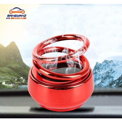 Solar Metal Car Perfume Fragrance Car Air Freshener Aromatherapy diffuser car accessories interior Dashboard Perfume Holder
