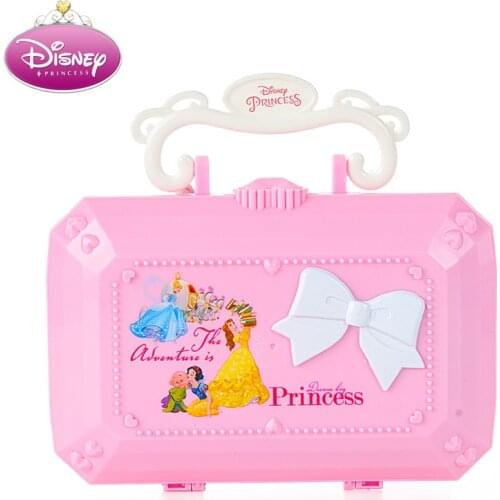 Disney Make Up Beauty Fashion Toys Disney Princess Frozen Toys for Girls Kids Makeup Accessories Jewelry Children Gift