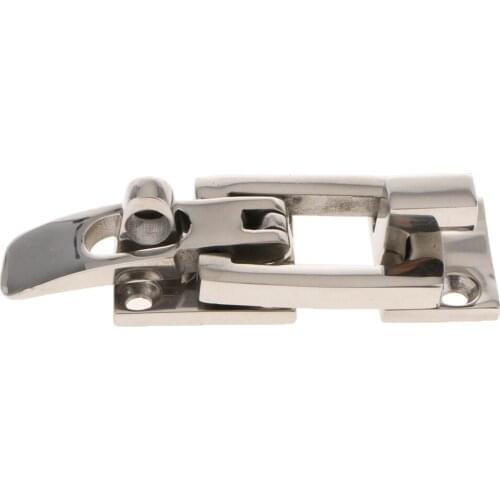 Hold-Down Clamp Lockable - Flat Mounting - Marine Stainless Steel