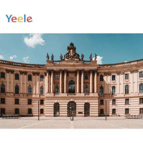 Yeele Landscape Photocall Retro Buildings Painting Photography Backdrops Personalized Photographic Backgrounds For Photo Studio