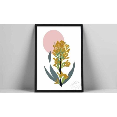 Minimalist Art, Japanese Art, Floral Illustration, Botanical Print, Minimalist Print, Modern Art, Asian Art, Modern Botanical