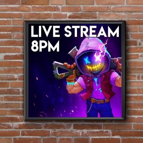 Neon Abyss Video Game Poster Wall Painting Home Decoration ( No Frame )