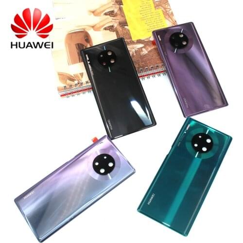 Official Original Battery Housing Cover For Huawei Mate 30 Pro + Camera Lens Case 3D Glass Back Replacement Part For Mate30 Pro