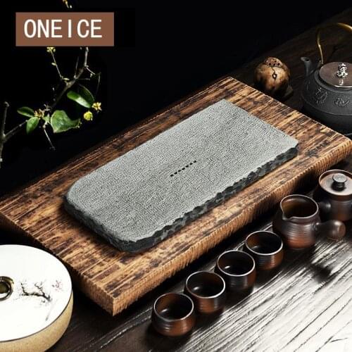 Tea Sea Tea Tray Heavy Bamboo Stone Kungfu Set Creative Rectangular Pool Table Chinese Culture