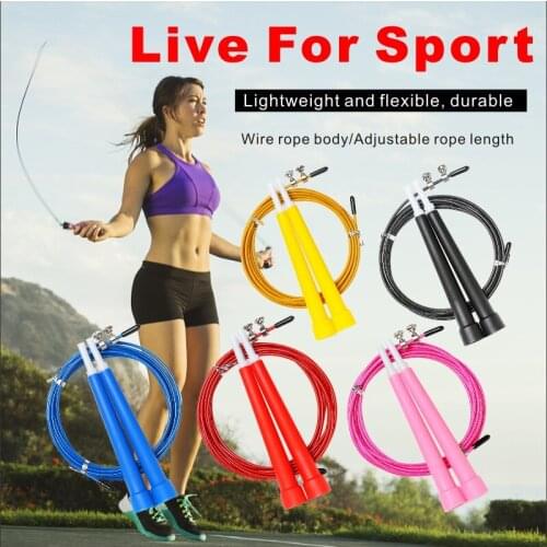 Adjustable Fitness Crossfit Jump Rope Cable Heavy Weight Jumping Rope Training Professional Comba Crossfit Saltar Fitness