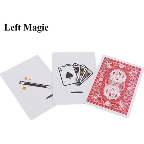 Your Choice Magic Tricks Mental Prophecy Cards One Way Forcing Card Magic Props Close-Up Street Illusions Gimmick Accessories