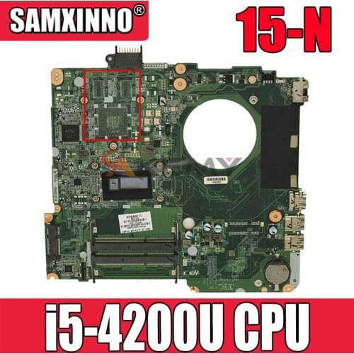 High Quality For HP 15-N Laptop Motherboard DA0U83MB6E0 732086-501 732086-501 With i5-4200U Mainboard 100% Tested Fast Ship