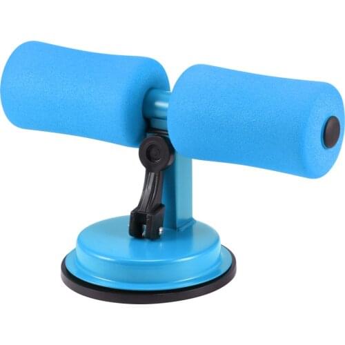 1Pc Household Fitness Equipment Suction Cup Double Bar Sit-Up Assist Device Abdominal Trainer for Home Exercise Sports (Black)