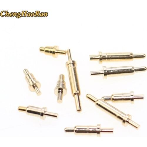 10Pcs Spring Loaded Pogo Pin Connector through Holes PCB Height 3/4/5/6/7/8/9/10//12/13/13.5/14/15/16/16.5 MM Flange Single 1A