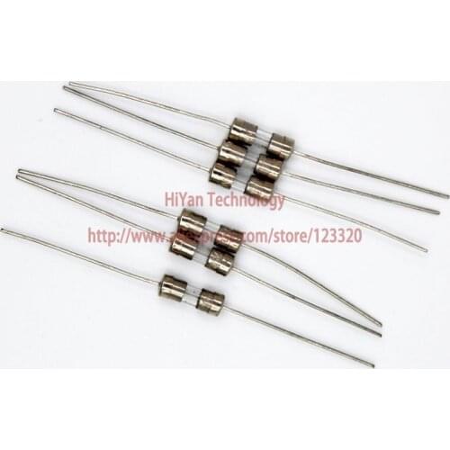200pcs/lot) 3.6*10MM 1.6A Fuses Fast Quick Blow Glass Tube Fuse 3.6x10mm 250V T1.6A With Pins F1.6AL250V