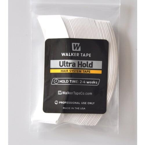 36pcs/lot Strong White Ultra Hold Wig Double Sided Tape For Toupee/Lace Wig/Tape Hair Extension Hair Adhesive Tape