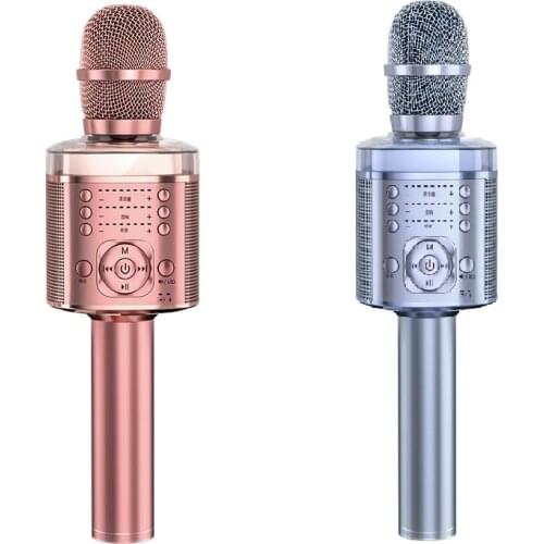 40PCS Wireless Microphone Bluetooth Handheld Karaoke Mic USB Mini Home KTV For Music Player Singing Recorder Mic