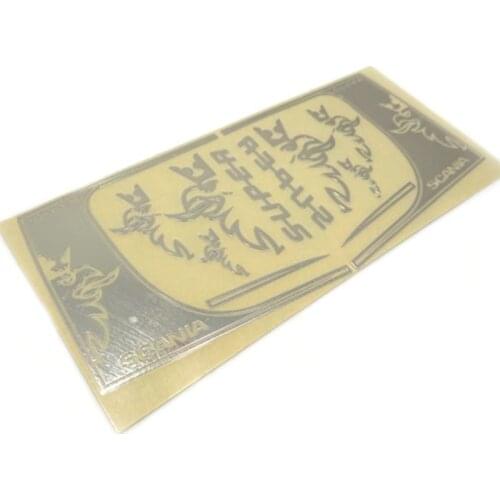 Remote Control Car 1/14 Rc Truck Tamiya Scania Tractor Trailer R620 56323 Side Overall Chrome Decoration Sticker