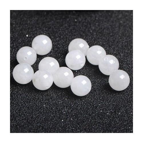 BEAUCHAMP White Natural Beads Stone Turquoise Jewelry Amethyst Bracelets Pendants Charms Loose Spacer Necklaces Chandelier Diy